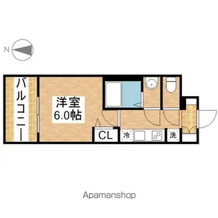 プレサンス桜山駅前アフォード【8階】の間取り