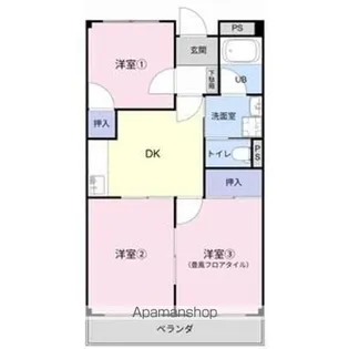 グリンピア花水木【205号室】の間取り