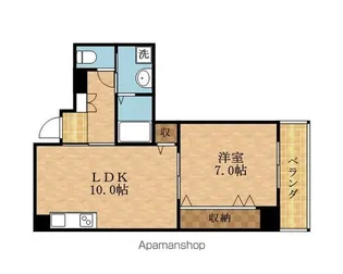 グランルージュ城東(旧パルコ城東)【307号室】の間取り