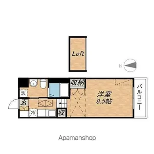 滋賀県甲賀市水口町虫生野【マンション】の間取り