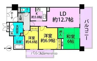 尼崎イスティー【1108号室】の間取り