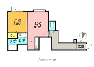 サマセット・ハウス弐番館【202号室】の間取り