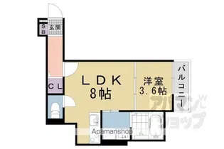 F ASECIA PHAON【103号室】の間取り