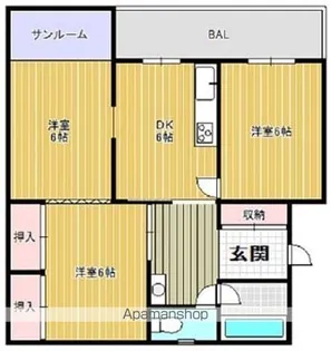 福岡県福岡市博多区麦野5丁目【マンション】の間取り