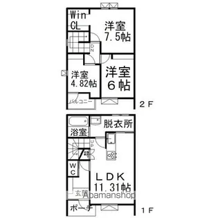 TERRA TOKIWA【1階】の間取り