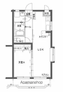 エスペランサⅡ【1階】の間取り