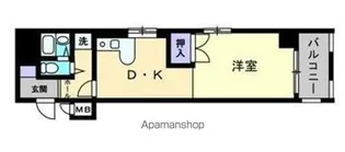 アルファエステート扇町【2階】の間取り