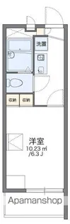 レオパレスフォーレスト【3階】の間取り