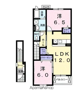 ドルチェ カーサ【2階】の間取り