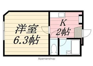 ハイツラブリーエイト【2階】の間取り