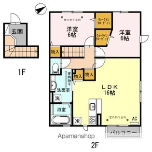 パストラル【2階】の間取り
