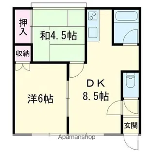 グランドハイツ泉【3階】の間取り