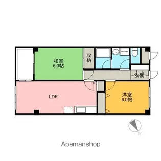 ネバーランド【2階】の間取り