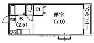 M’PLAZA竜田通【4階】の間取り