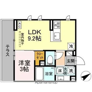 レガーロ【1階】の間取り