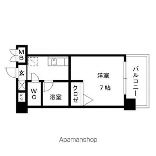 ピュアドームアプロード平尾【10階】の間取り