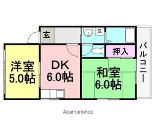 リブ南塚口【3階】の間取り
