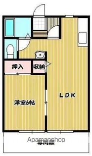 ハイツ・サンライフ郡家B棟【102号室】の間取り