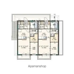ファーシル【202号室】の間取り