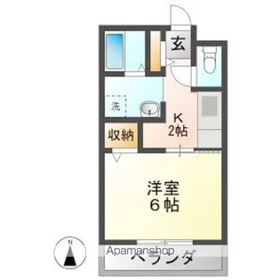 FIORE GIRASOLE【1階】の間取り