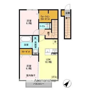 ボナール【2階】の間取り