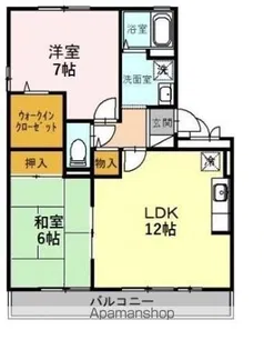 メルベーユ吉兆 C棟【3階】の間取り