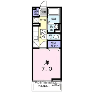 キルシュ ブラウ【1階】の間取り