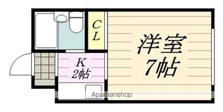 プレザント中村【306号室】の間取り