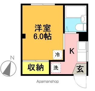 東京都世田谷区梅丘1丁目【マンション】の間取り