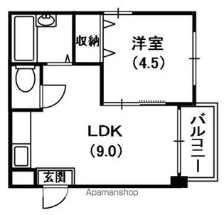 チェリー広野【3階】の間取り