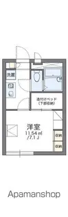 レオパレス牡丹山【103号室】の間取り