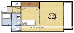 ベリー・モンテ新大阪【9階】の間取り