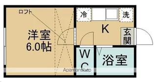 ハイネス一高南【1階】の間取り
