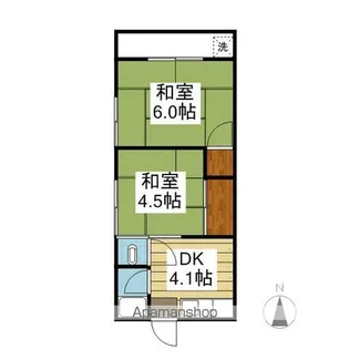 小栗荘【2階】の間取り