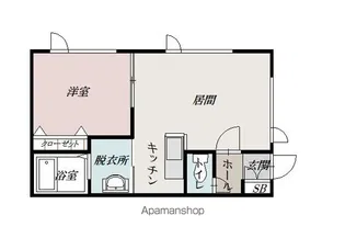カンフォート藤【106号室】の間取り