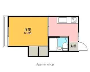 第19紀州ハイツ【1階】の間取り