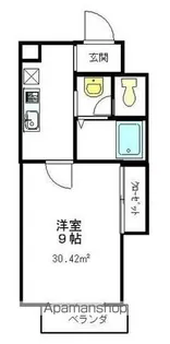 アルカサル御苑【8階】の間取り