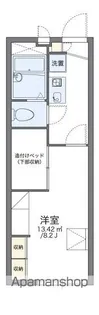 レオパレスラビーネ【1階】の間取り