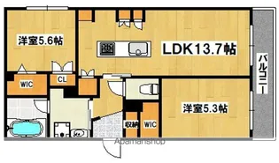 MAISON DE MINE NAGAI PARC EST.【3階】の間取り