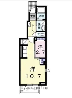 ミルフロールⅡ【101号室】の間取り