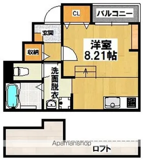 イーストフィールド船堂町【1階】の間取り