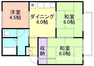 セジュール矢田【2階】の間取り