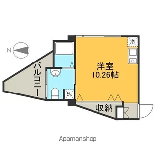 フローラル尾頭橋【5階】の間取り