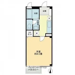 フォブールサウス【1階】の間取り