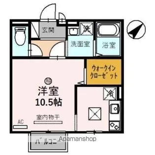 エスポワールTAYA【1階】の間取り