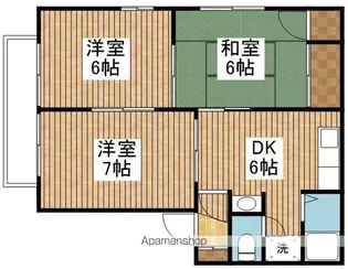 リバーサイドヒルズ【B201号室】の間取り