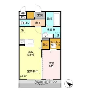 イルソーレ吉川美南 ジャッロ【1階】の間取り