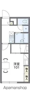 レオパレスドルフ文京台南【203号室】の間取り