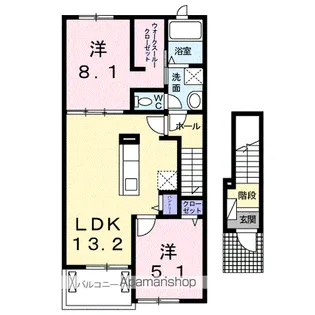 ローレル【2階】の間取り
