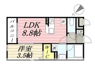 LUXCAS大橋【3階】の間取り